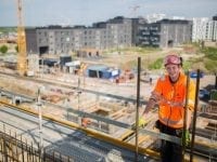 Alexander Creutzberg, som læser til bygningsstruktør. Struktøruddannelserme mangler i øjeblikket elever. Foto: EUC Sjælland