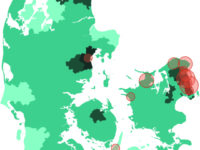 Fredede boliger, kort: Danmarks Statistik